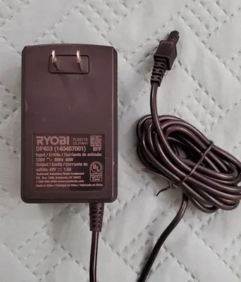 Original 42V 1.5A Ryobi AC Adapter for OP403 40V Charger