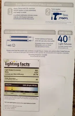 GE Premium 16" LED Plug-In Linkable Under-Cabinet Light photo 2
