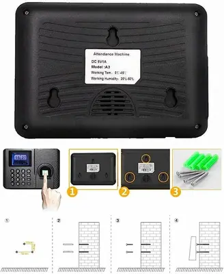 Biometric Fingerprint and Password Time Clock Attendance Machine photo 7