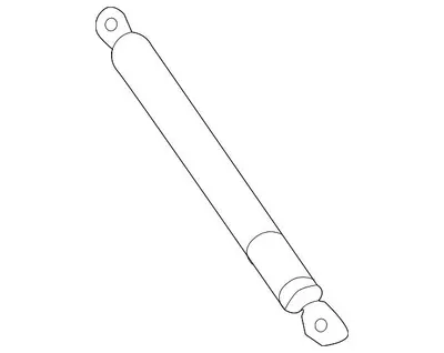 Toyota Back Door Support Stay Cylinders, Left 68960-0WB20 and Right 68950-0WB20