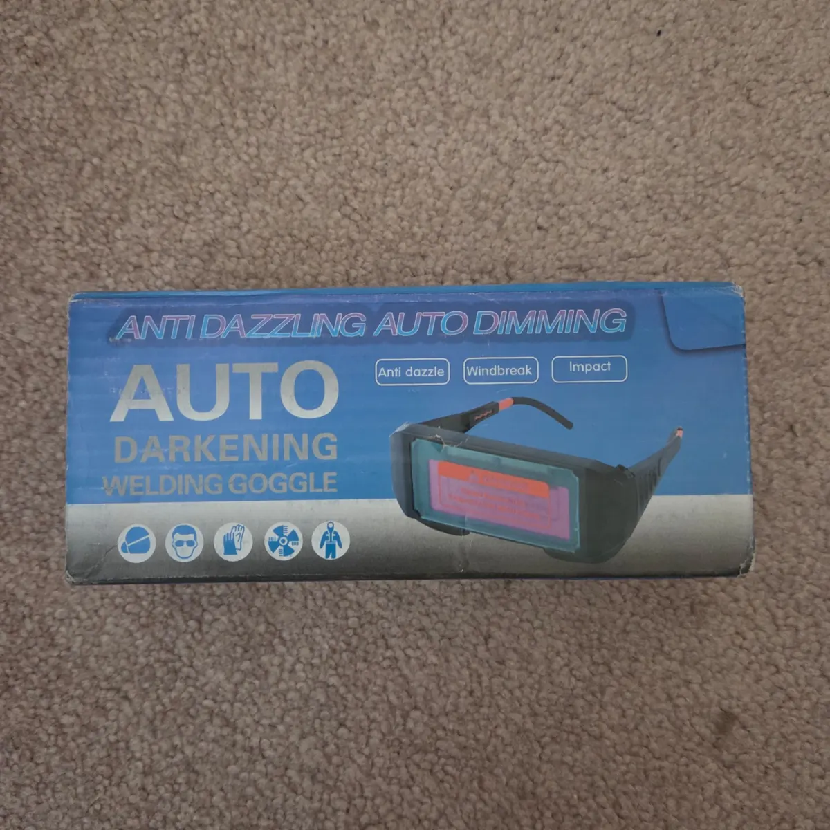 Auto-Darkening Welding Safety Goggles