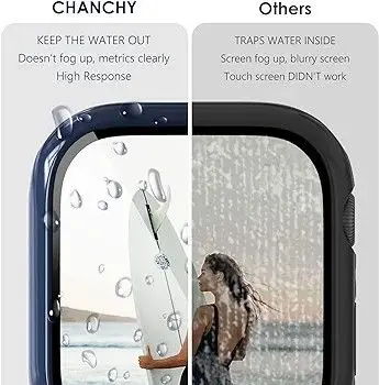 CHANCHY Waterproof Cases with Screen Protector for Apple Watch 7/8 41mm, 3-Pack photo 5