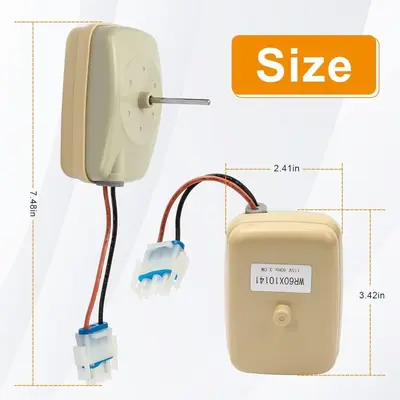 Freezer Evaporator Fan Motor for GE Refrigerators, WR60X10141 photo 4
