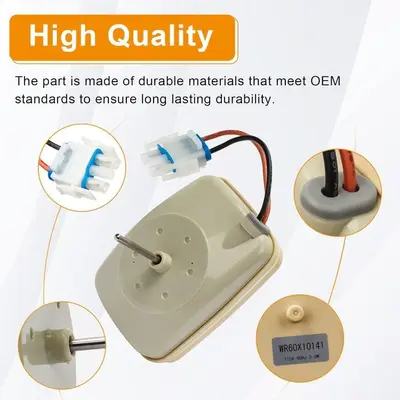 Freezer Evaporator Fan Motor for GE Refrigerators, WR60X10141 photo 5