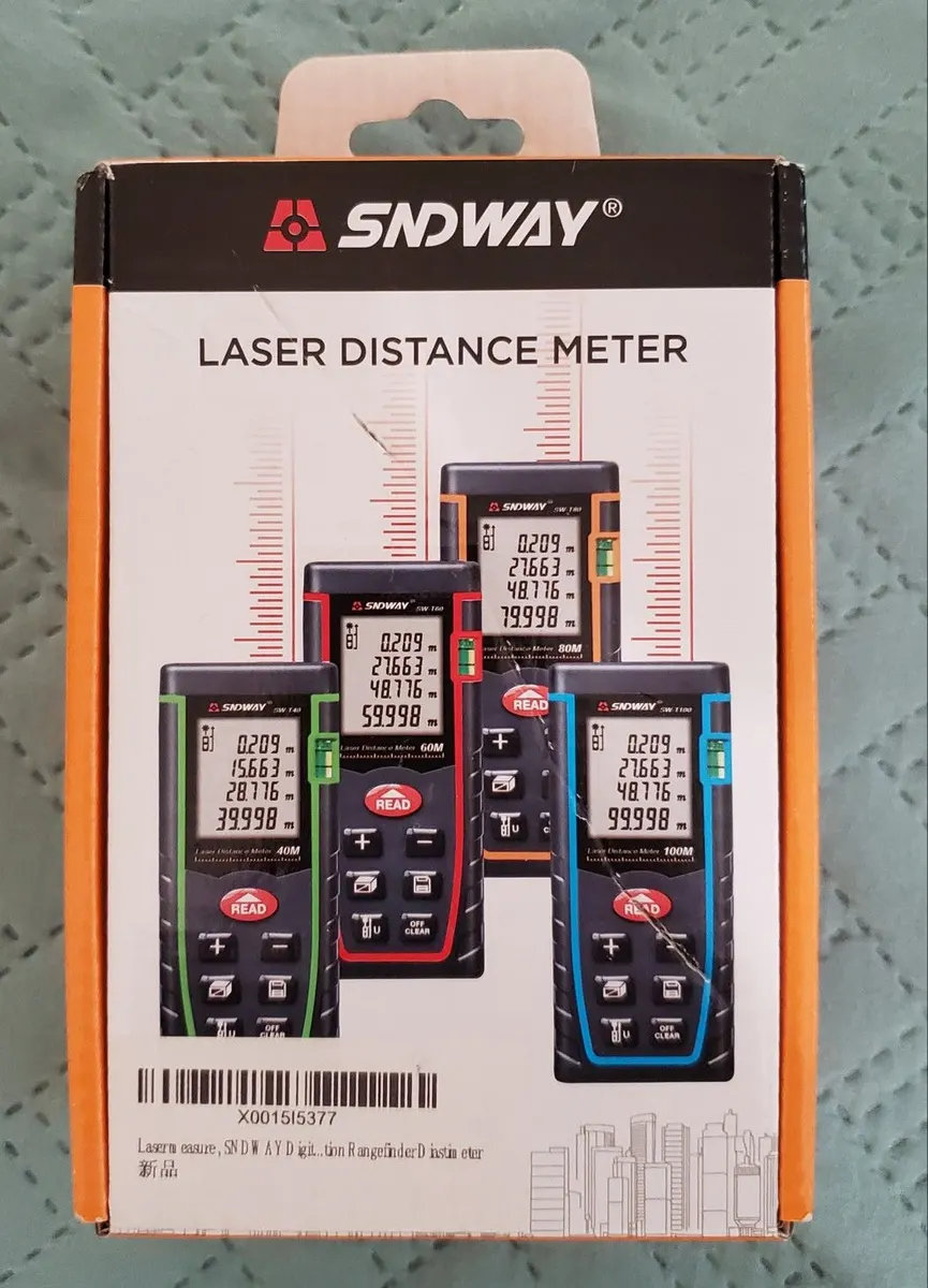Sndway SW-T40 Digital LCD Laser Distance Meter, Range Finder
