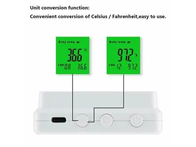 Wall-Mounted Digital Non-Contact Infrared Forehead Thermometer photo 7