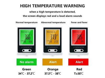 Wall-Mounted Digital Non-Contact Infrared Forehead Thermometer photo 6