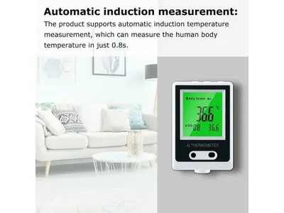 Wall-Mounted Digital Non-Contact Infrared Forehead Thermometer photo 11