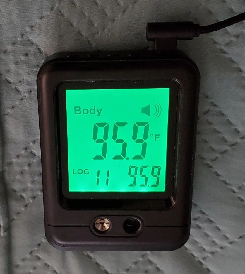 Wall-Mounted Digital Non-Contact Infrared Forehead Thermometer