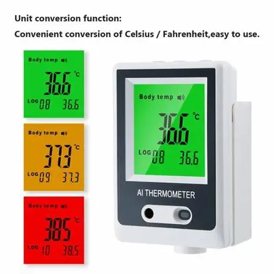 Wall-Mounted Digital Non-Contact Infrared Forehead Thermometer photo 4