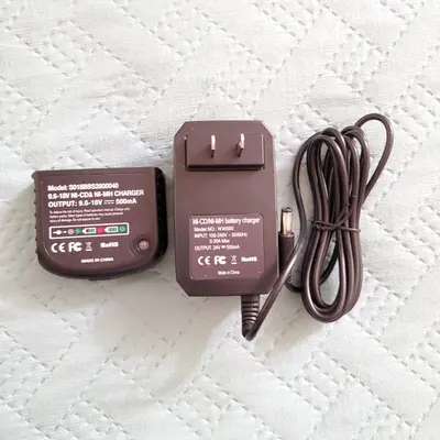 9.6V-18V Charger for Black+Decker Batteries (HPB18, A12, A17)