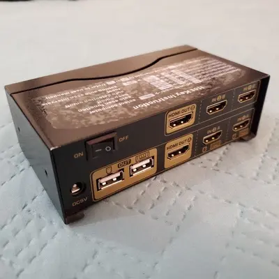 CKL CKL-922HUA 2-Port HDMI KVM Switch, Dual Monitor, 4K 30Hz photo 4