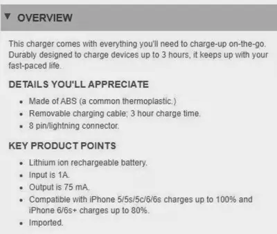 ban.do Back Me Up 3000mAh Mobile Charger, 8-Pin, for iPhone 6/7/8 Plus photo 6