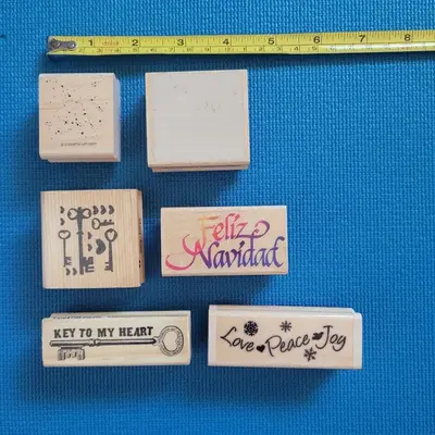 Decorative Element Stamp Set, 6 Pieces