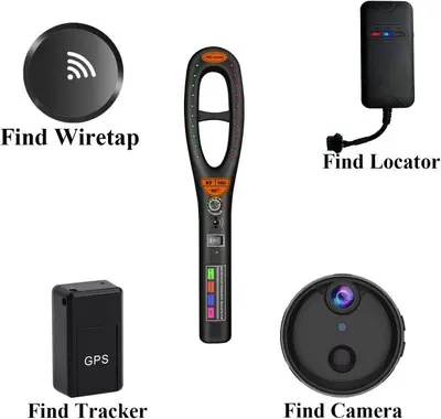 Hidden Camera and Listening Device Detector with Magnetic Scanner photo 3