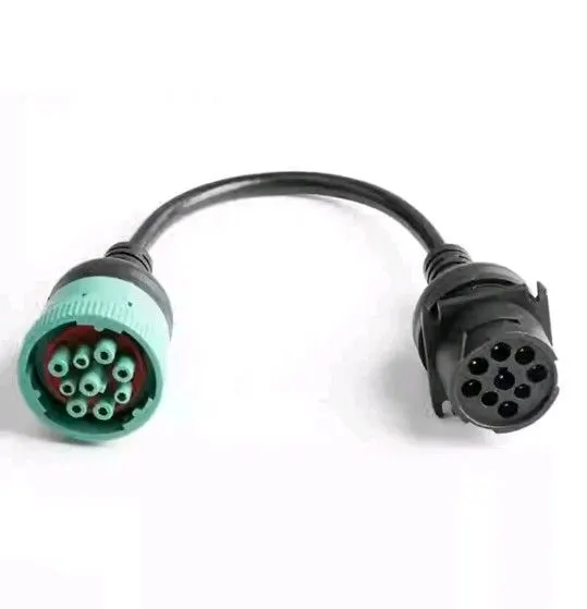 J1939 9-Pin CAN3 to CAN1 Crossover Adapter Cable, 12 in