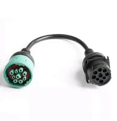 J1939 9-Pin CAN3 to CAN1 Crossover Adapter Cable, 12 in