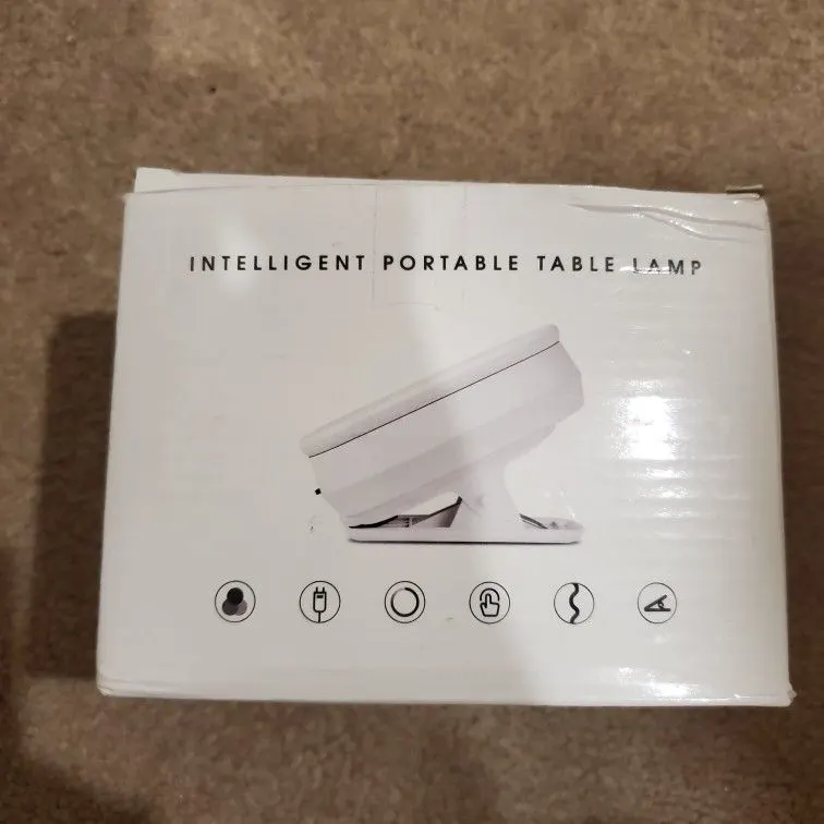 Rechargeable Foldable Clip-On Desk Lamp