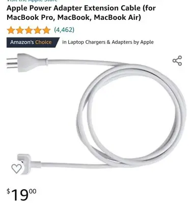 Original Apple Power Adapter Extension Cable for MacBook photo 4