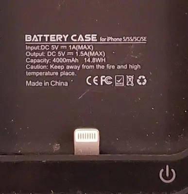 PowerBear 4000mAh Battery Case for iPhone 5/5S/5C/SE photo 3