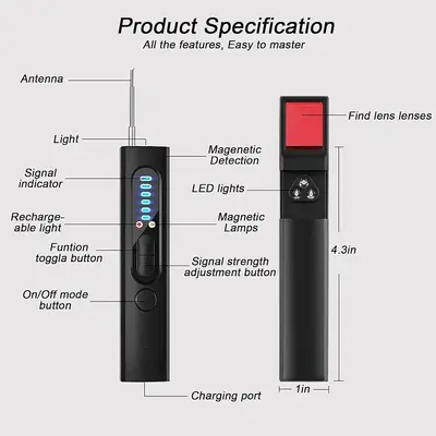 Hidden Camera and Bug Detector for Hotels, Offices and Homes photo 8