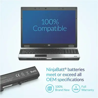 Laptop Battery 493976-001 for HP EliteBook 8540w, 8740w, 8530p photo 6
