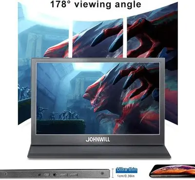 15.6" IPS Portable Touchscreen Monitor with HDMI photo 4