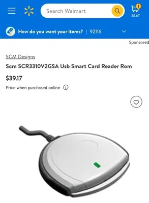 SCM SCR3310 V2 USB Smart Card Reader photo 3