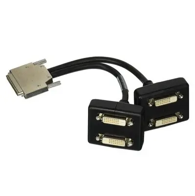 VHDCI to 4x DVI Splitter Cable for nVidia and ATI Graphics Cards