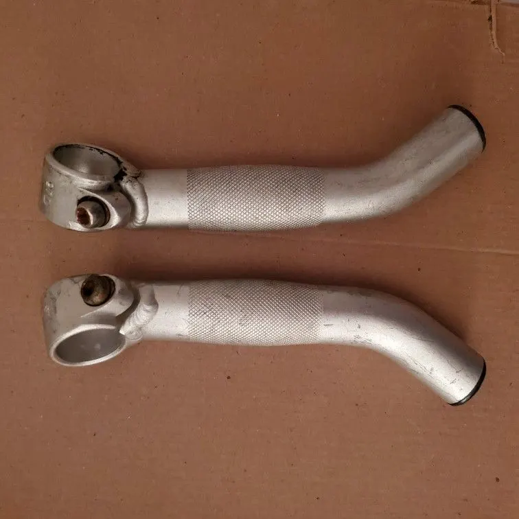Vintage Control Tech Silver Mountain Bike Bar Ends