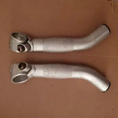 Vintage Control Tech Silver Mountain Bike Bar Ends
