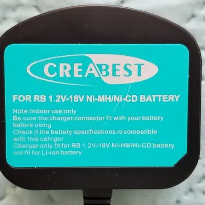 Creabest 1.2V-18V Ni-MH/Ni-Cd Charger for Ryobi Batteries photo 3