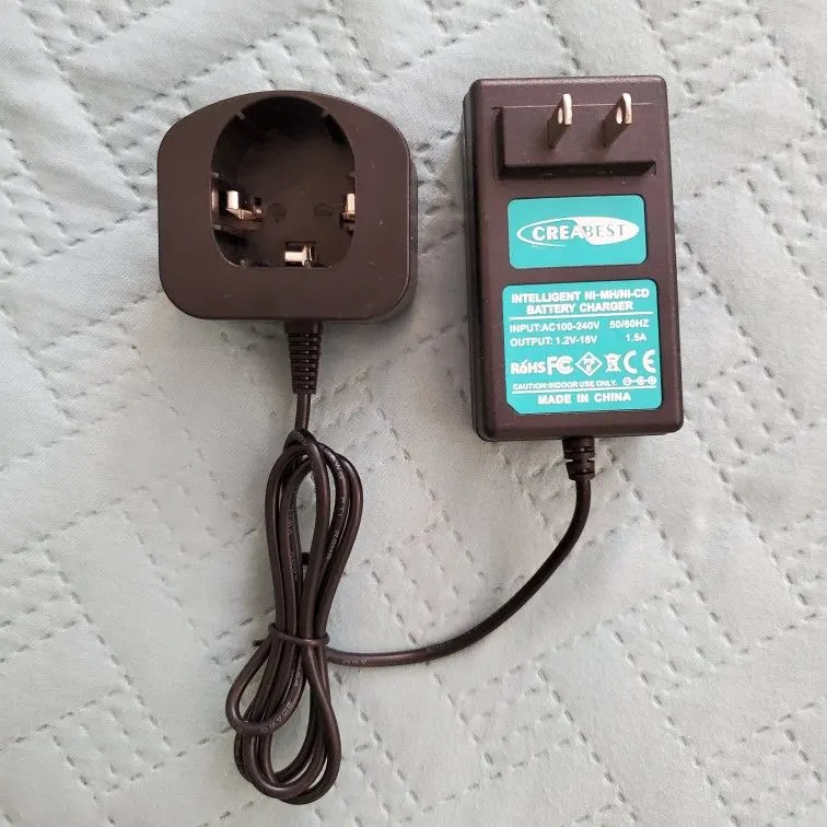 Creabest 1.2V-18V Ni-MH/Ni-Cd Charger for Ryobi Batteries