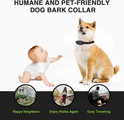 Rechargeable Humane Dog Bark Collar, 2 Modes (No Shock) photo 10