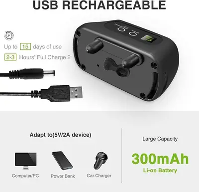 Rechargeable Humane Dog Bark Collar, 2 Modes (No Shock) photo 7