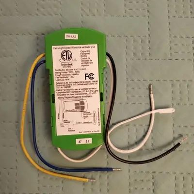 Hunter Genuine Universal Ceiling Fan Remote Receiver, Green K8032 photo 2