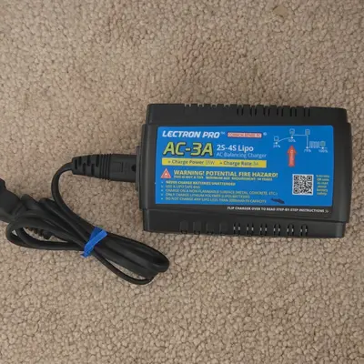 Common Sense RC AC-3A Lipo Balance Charger, 2S-4S, 35W, 3A