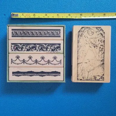 Decorative Element Stamp Set, 5 Pieces