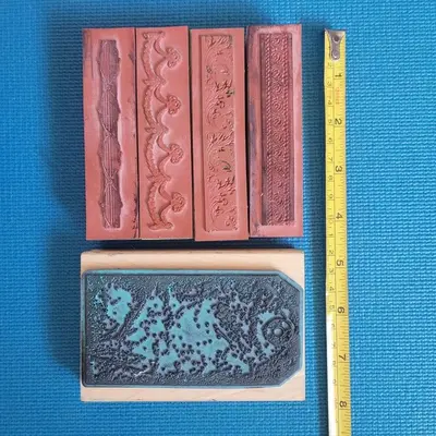 Decorative Element Stamp Set, 5 Pieces photo 2