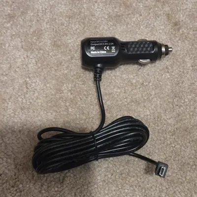 Mini USB Dash Cam and GPS Charger Cable for Garmin