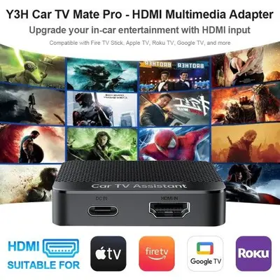 Y3H Car TV Mate Pro 2-in-1 HDMI and Wireless CarPlay Adapter photo 8