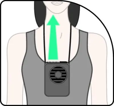 Personal Hands-Free Cooling Fan Necklace photo 4