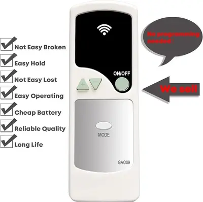 Replacement Remote for Scott Living Greentouch Electric Fireplace Heater photo 2