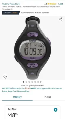 Timex Ironman Triathlon Digital Sports Watch, Black, Women's photo 5