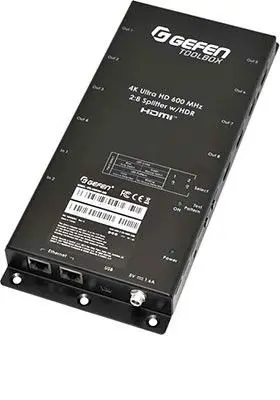 4K Ultra-HD 600MHz 2x8 HDMI Splitter with HDR photo 4
