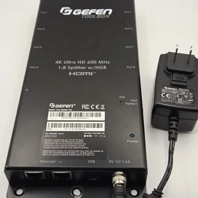 4K Ultra-HD 600MHz 2x8 HDMI Splitter with HDR