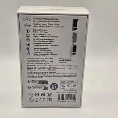 Ryoko Pro Portable 4G LTE Wi-Fi Hotspot, 178 Countries photo 2