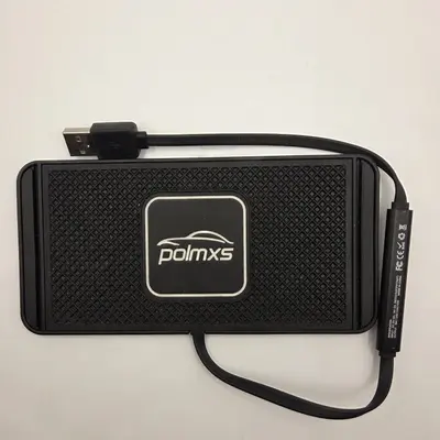 POLMXS 15W Fast Wireless Car Charging Pad, Non-Slip
