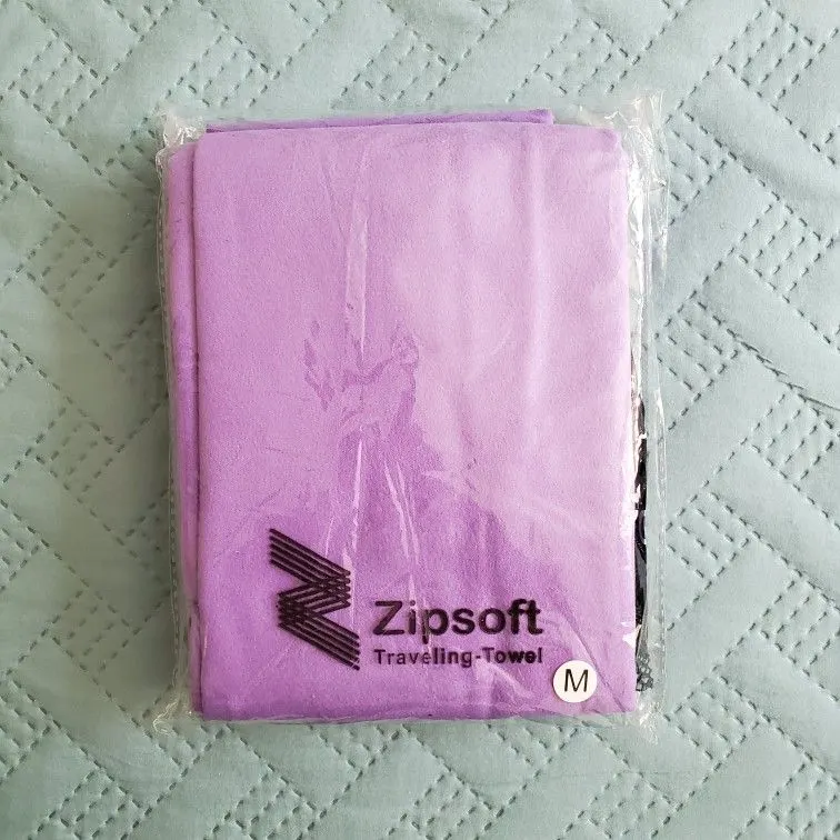 Zipsoft Microfiber Travel Towels, 2-Pack
