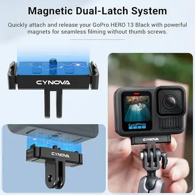 CYNOVA Magnetic Latch Mount for GoPro Hero 13 Black photo 2